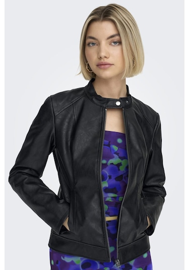 Jdy Bayan Deri Ceket 15241382 Siyah