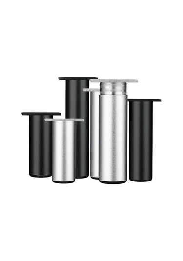 Adet/takım Metal Mobilya Ayakları Siyah 10cm Siyah Diğer