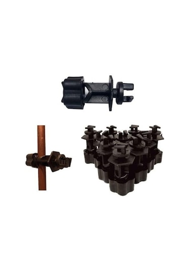 Pars Elektrikli Çit Sistemi Demir Direk İzolatörü 100 Adet