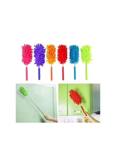 Zmc Bilişim Teleskopik Mikrofiber Pratik Uzayabilen Toz Alma Fırçası Aparatı