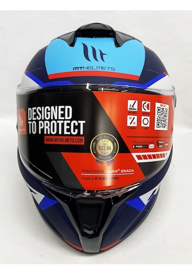 Mt Targo S Kay C7 Şeffaf Vizörlü V-14B Kapalı Kask