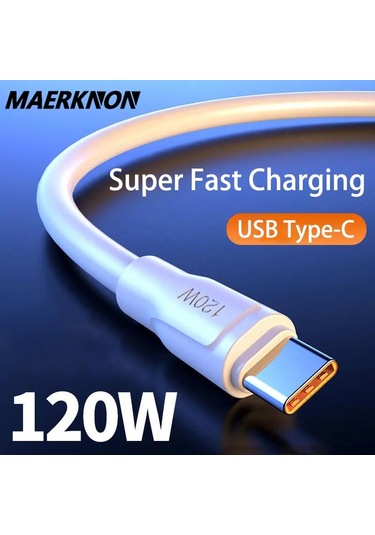 Bn95 Type-c 2 Metre Kablo 120w Süper Hızlı 6 Amper Ultra Kalın Şa