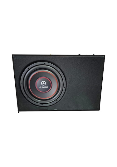 Reiss 30cm Slim Kabin Bass - Reiss Rs-sl12 Çift Bobin 1450w 450rms Slim Subwoofer 30cm - 4 + 4 Ohm P