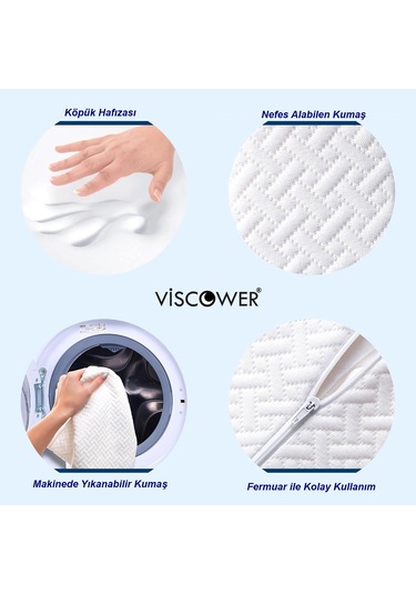 Viscower Ortopedik Bacak Arası Ve Hamile Yastığı