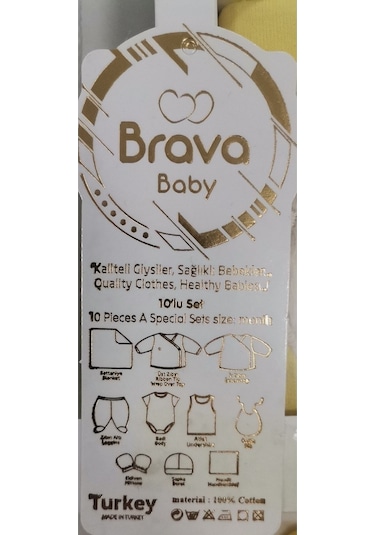 Brava Baby Brava Mavi 10 Lu Hastane Çıkışı Mavi