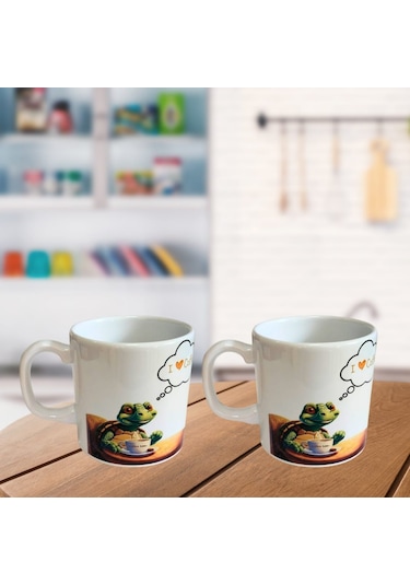 Kaplumbağa Kupa 350 Ml 2'li Set