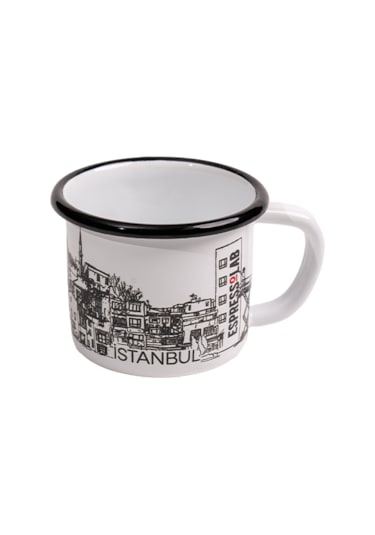 İstanbul Silüet Emaye Bardak 330 Ml No:89