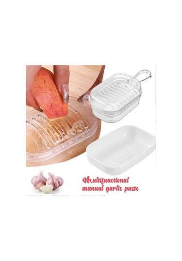 Sarımsak Zencefil Presi Sarımsak Ezici Çok İşlevli Ev Mutfak Gereçleri Manuelbeyaz Siyah