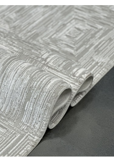 Woolen Halı Palace Modern Akrilik Halı 4860 Grı Renkli
