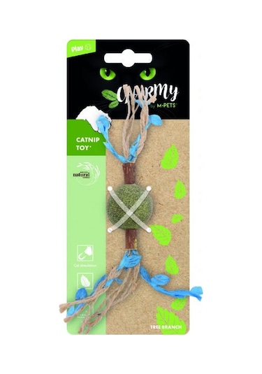 M-pets Charmy Brancy Catnipli Kedi Oyuncağı Blue