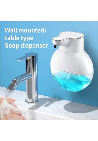 Ulzyvf Akıllı Otomatik Sabun Köpük Ve Jel Dispenseri - Banyo İçin Beyaz Beyaz