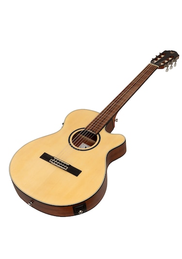 Valler Vgx305 Naturel Cutaway İnce Kasa Perdesiz Elektro Gitar