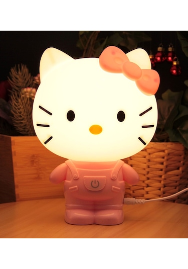 Hello Kitty Gece Lambası Ve Masa Lambası