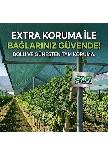 Extra Gölgeleme Filesi %40 - 30 Gr/m2 Yeşil