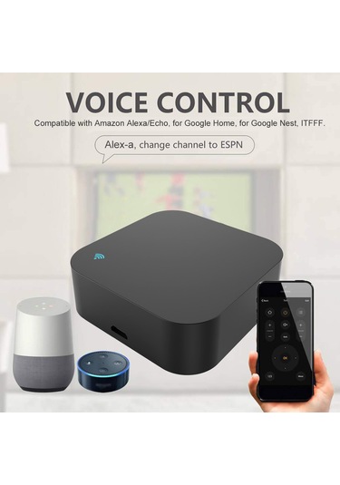 Tenfowee Tuya Wifi Akıllı Kızılötesi Kumanda: Ev Aletlerinizi Sesle Kontrol Edin, Google Home Ve Alexa Uyumlu, Tv, Klima Ve Daha Fazlası İçin