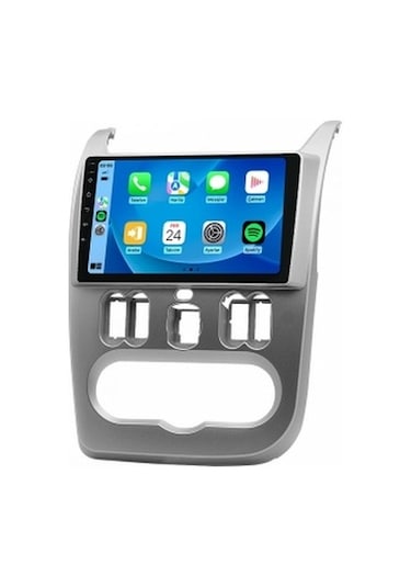 Dacia Logan 2010-2014 6gb Ram 64gb Hafıza 8 Çekirdek Carplay Kamera Android Multimedya 9"