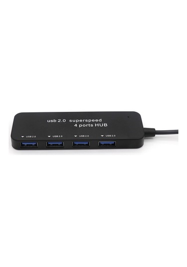 Cbtx Usb2.0 Bağlantı İstasyonu Usb2.0'dan 4'e Usb2.0 Hub Pc, Dizüstü Bilgisayarlar İçin Çok Bağlantı Noktalı Usb Adaptör Hub'ı