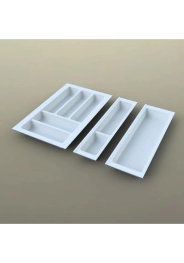 Mutfak Çekmece Içi Kaşıklık Beyaz 54 Cm x 48 Cm