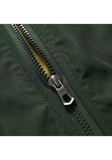 Pasifix Düz Renkli Kolaj Uzun Kollu Stant Yaka Erkek Ceket 001