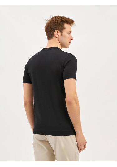 Karaca Erkek Modern Fıt Tişört-siyah 11.25s.06.607 Siyah