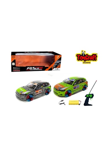 Toycraft Velocityx 1:10 Ölçekli Şarjlı Uzaktan Kumandalı Yarış Arabası 10 15 Km/h - Gri