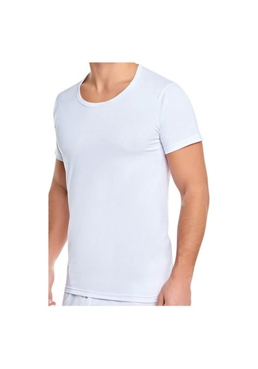 6 Adet Mevsim Erkek Penye Bisiklet Yaka Fanila Atlet 34302