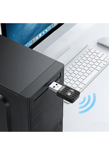 Go Des Gd-bt118 Çift Band Wifi - Bluetooth Usb Adaptör Siyah