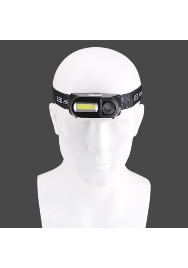 Ulzyvf Usb Mini Kafa Feneri, Şarjlı, Siyah, Ipx7 Su Geçirmez Siyah