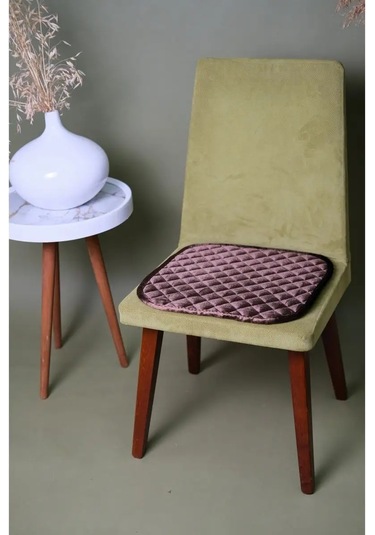 Jansu Home Tekstil' Mutfak İçin Sandalye Minderi 40x40 Cm 144221611 Kahverengi