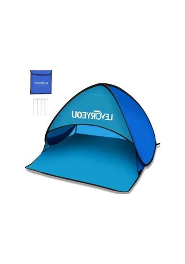Pazly Güneş Koruyucu Mini Çadır: Kolay Kurulum, Taşınabilir Pratik Tasarım, Mavi Renk Mavi