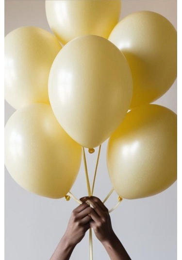 Beysüs Sarı Makaron Balon 20 Adet 12inç