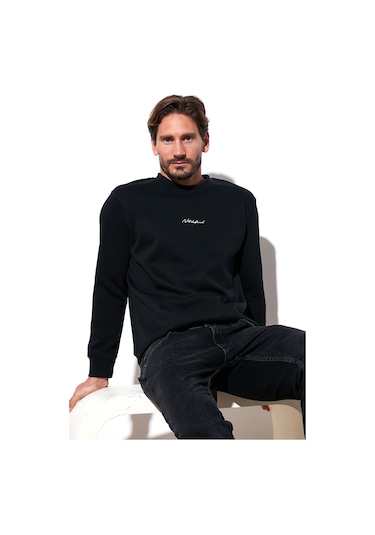 Buratti Pamuklu Regular Fit Bisiklet Yaka Erkek Sweat 59050121 Siyah