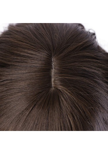 Kadınlar İçin Kahverengi Perçemli Peruk, Kıvırcık Ve Dalgalı Bob Peruk Çok Renkli