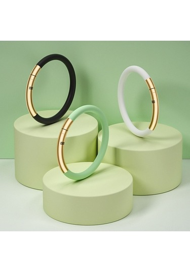 Fortunelane Dış Etkinlikler İçin Vintage Silikon Kovucu Bilezik, Dışarıda Sokar, 6 Adet Kovucu Çubuklu, Yetişkinler İçin Beyaz G