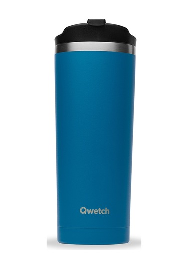 Qwetch QM6096 Isı Yalıtımlı 470 ML Termos Mug – Mavi