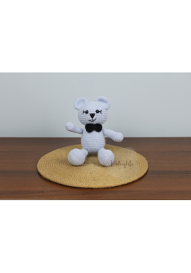 Aleylife Amigurumi Ayıcık Bebek Açık Mavi