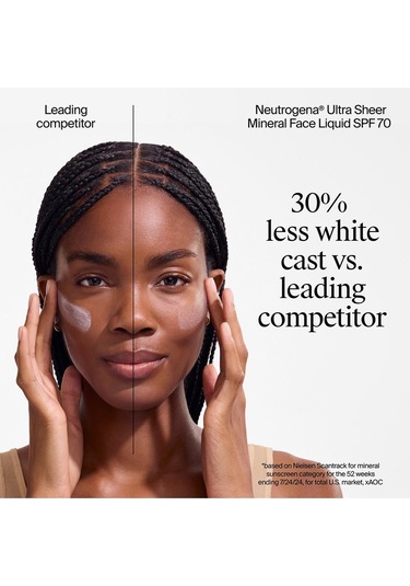 Neutrogena Ultra Sheer Mineral Yüz Güneş Kremi SPF70 40 ML