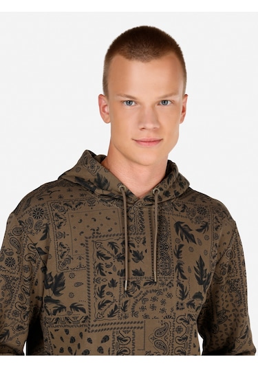 Colin's Colins Yeşil Erkek Sweatshirt Cl1070029 Q1.v2 Kha Haki