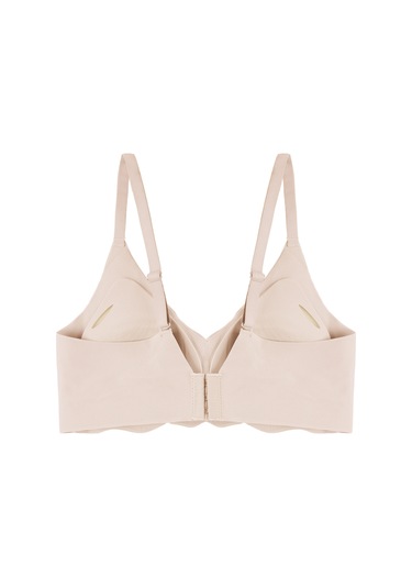 Balensiz Lazer Dikişsiz Görünmez Çıkarılabilir Pedli Sütyen Ekru