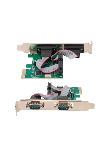 Yuntech01 Pcı-e Genişletme Kartı, Wch382l Çipi İle 2 Adet Rs232 Com Portu, 2.5gb/s Hız, Tam Çift Yönlü, Windows/linux Uyumlu