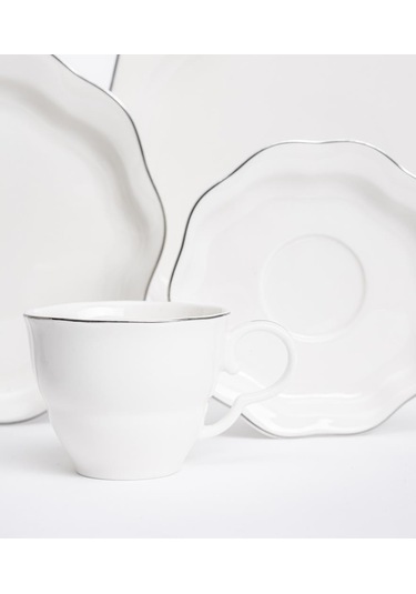 Maxx Doria Daily Platinum 6 Kişilik 26 Parça Kahvaltı Takımı Pa2087 Beyaz