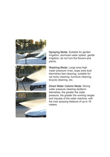 Moveevo Süper Şarjlı Siklon Su Makinesi: Çok Modlu Ve Ayarlanabilir Basınç İle Her Yerde Kullanım İçin Çok Renkli