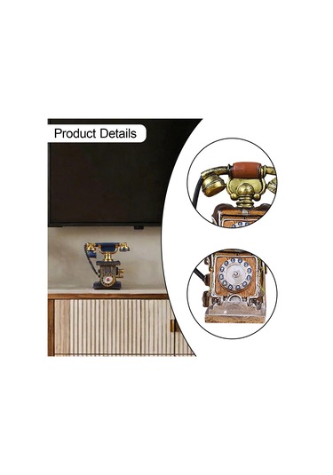 Suntek Telefon Modeli Büyük Yaratıcı Reçine Vintage Döner E01