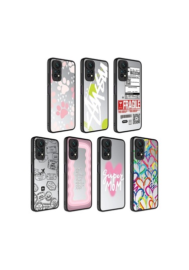 Xiaomi Redmi Note 11 Global Kılıf Aynalı Desenli Kamera Korumalı Parlak Zore Mirror Kapak