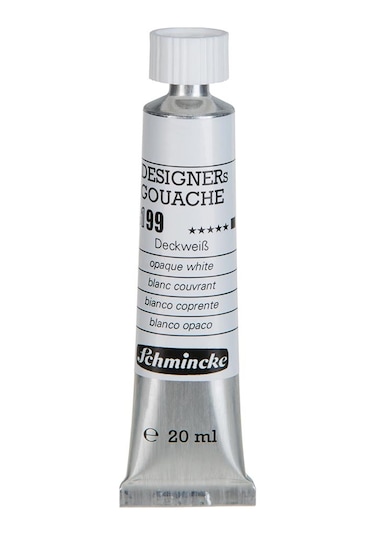 Schmincke Hks Designers' Gouache Tüp Guaj Boya 20 ML 314 Scarlet Red