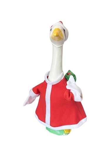 Suntek Porch Goose Kıyafetleri Yılbaşı Dekorasyonu Çim Dış