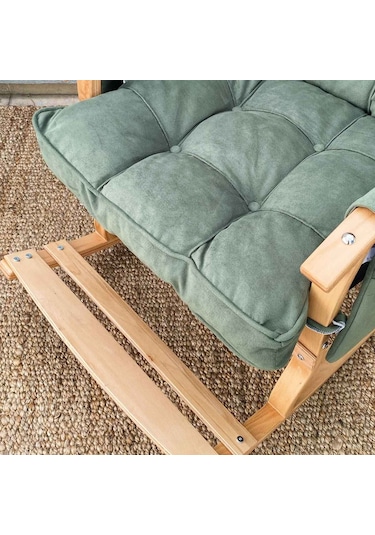 Reyo Santorini Sallanan Sandalye Dinlenme Ve Tv Koltuğu Yeşil