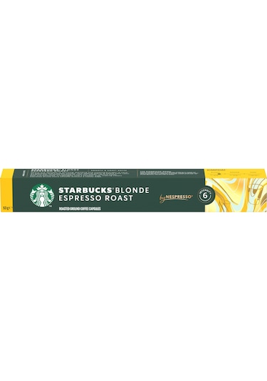 Starbucks By Nespresso Blonde Espresso Kapsül Kahve 5 X 10 Adet Kapsül Kahve