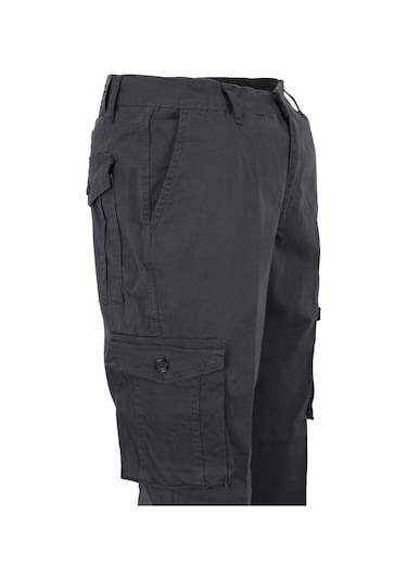 Modarar Erkek Keten Kargo Pantolon Füme Renk Rar01443 Modarar Erkek Keten Kargo Pantolon Füme Renk Rar01443