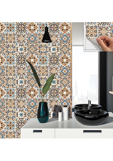 Tink Fas 019 Karma Desenli Pvc Karo 30X30 Cm